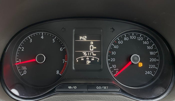 2016 Volkswagen Vento HIGHLINE PETROL, Petrol, Manual, 75,162 km, Odometer Image