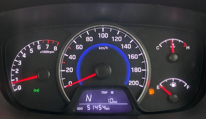 2014 Hyundai Grand i10 ASTA 1.2 AT VTVT, Petrol, Automatic, 51,767 km, Odometer Image