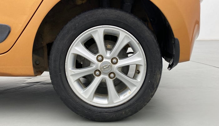 2014 Hyundai Grand i10 ASTA 1.2 AT VTVT, Petrol, Automatic, 51,767 km, Left Rear Wheel