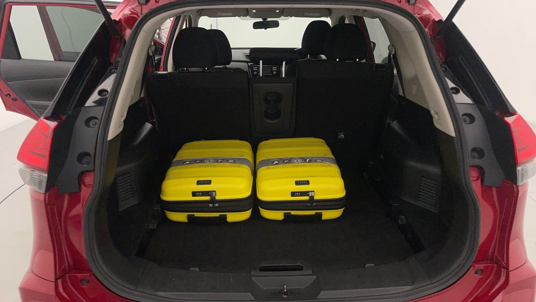 Boot Inside View with Luggage