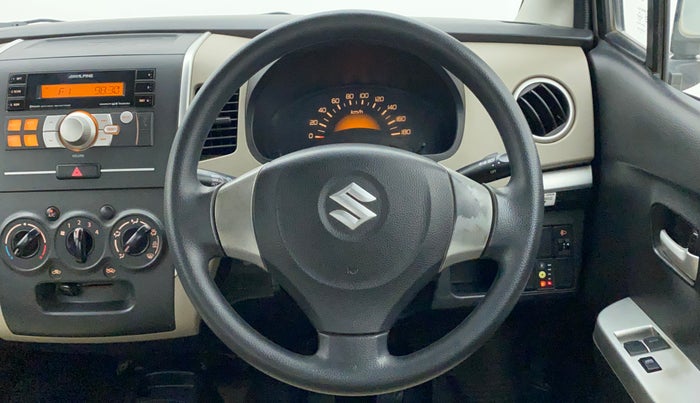 2013 Maruti Wagon R 1.0 LXI CNG, CNG, Manual, 73,669 km, Steering Wheel Close Up