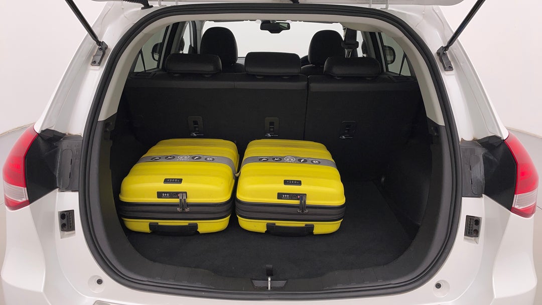 Boot Inside View with Luggage