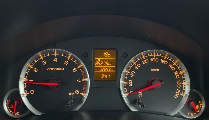 2017 Maruti Swift ZXI, Petrol, Manual, 78,548 km, Odometer Image