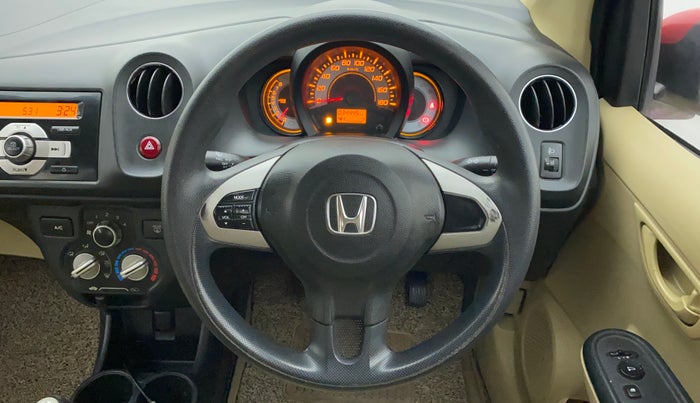 2014 Honda Brio S MT, Petrol, Manual, 34,445 km, Steering Wheel Close Up