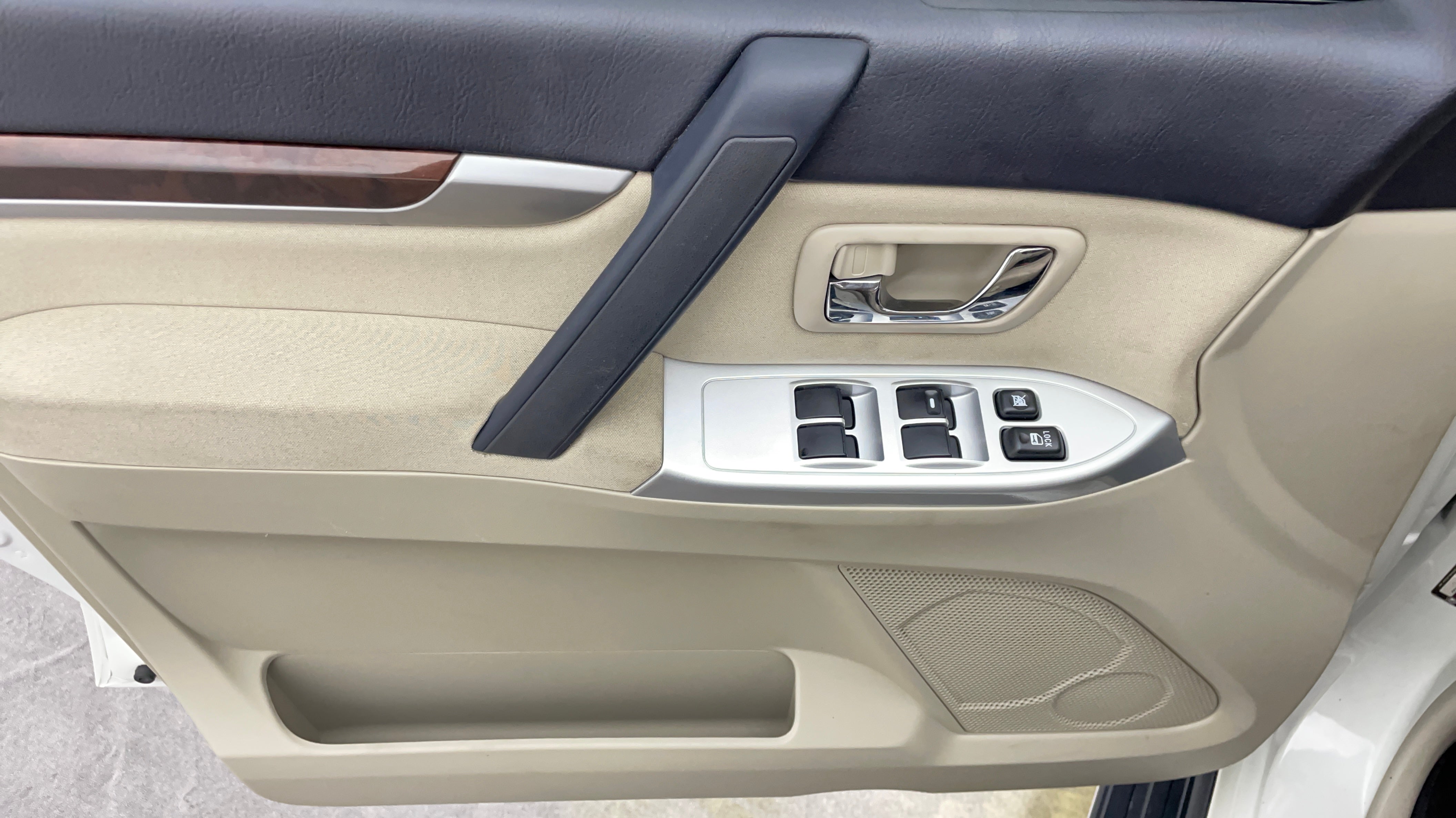 Mitsubishi Pajero-Driver Side Door Panels Controls