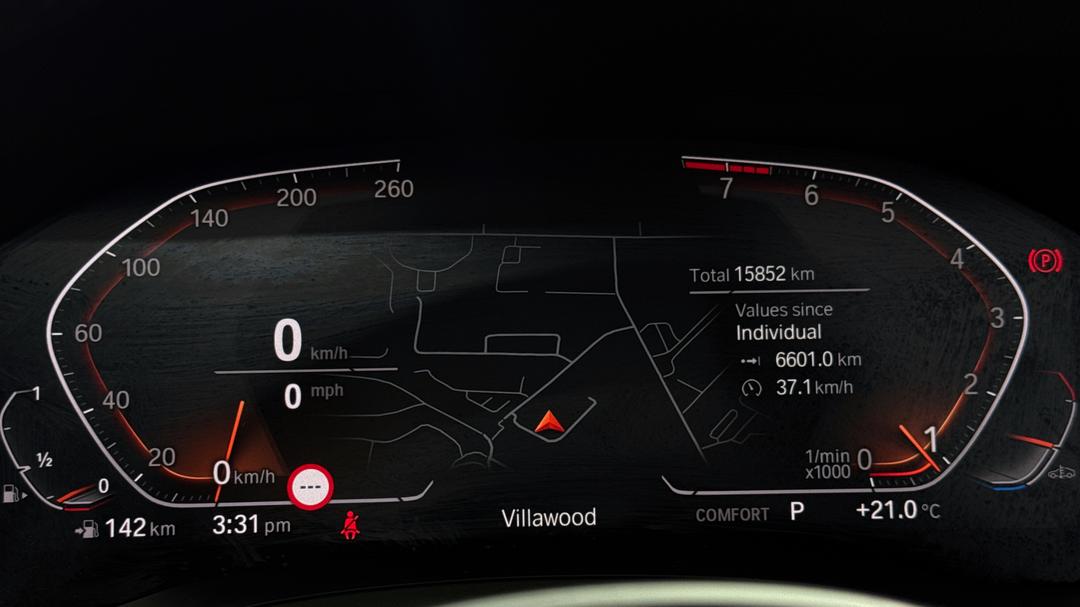 2021 BMW 4 20i M Sport Gran Coupe, Automatic, 15852 km, Odometer View