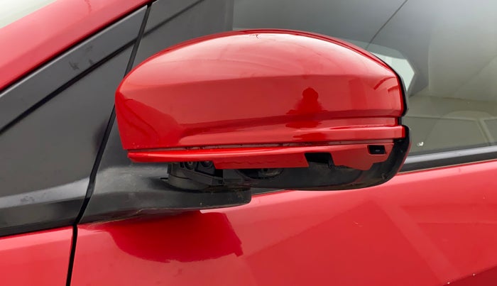 2015 Honda Brio S MT, Petrol, Manual, 50,489 km, Left rear-view mirror - Cover has minor damage