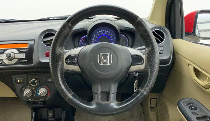2015 Honda Brio S MT, Petrol, Manual, 50,489 km, Steering Wheel Close Up