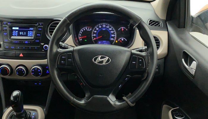 2016 Hyundai Grand i10 ASTA AT 1.2 KAPPA VTVT, Petrol, Automatic, 73,899 km, Steering Wheel Close Up