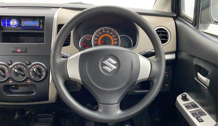 2014 Maruti Wagon R 1.0 VXI, Petrol, Manual, 63,054 km, Steering Wheel Close Up
