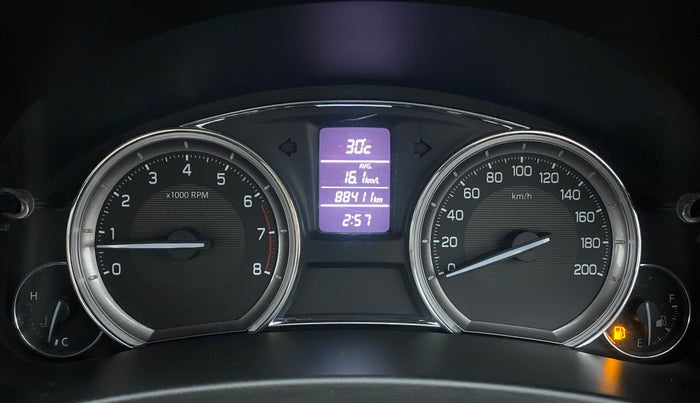 2016 Maruti Ciaz ZXI PLUS, Petrol, Manual, 88,483 km, Odometer Image