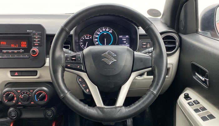 2017 Maruti IGNIS ZETA 1.2 K12 AMT, Petrol, Automatic, 23,574 km, Steering Wheel Close Up
