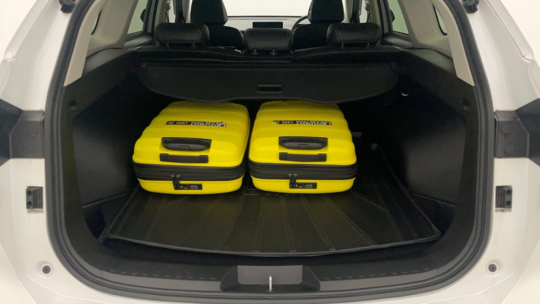 Boot Inside View with Luggage