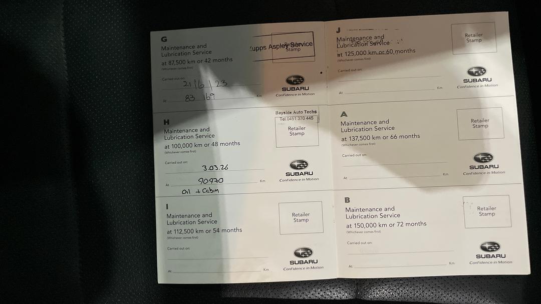 2017 Subaru Liberty 2.5i Premium, Automatic, 92055 km, Service History