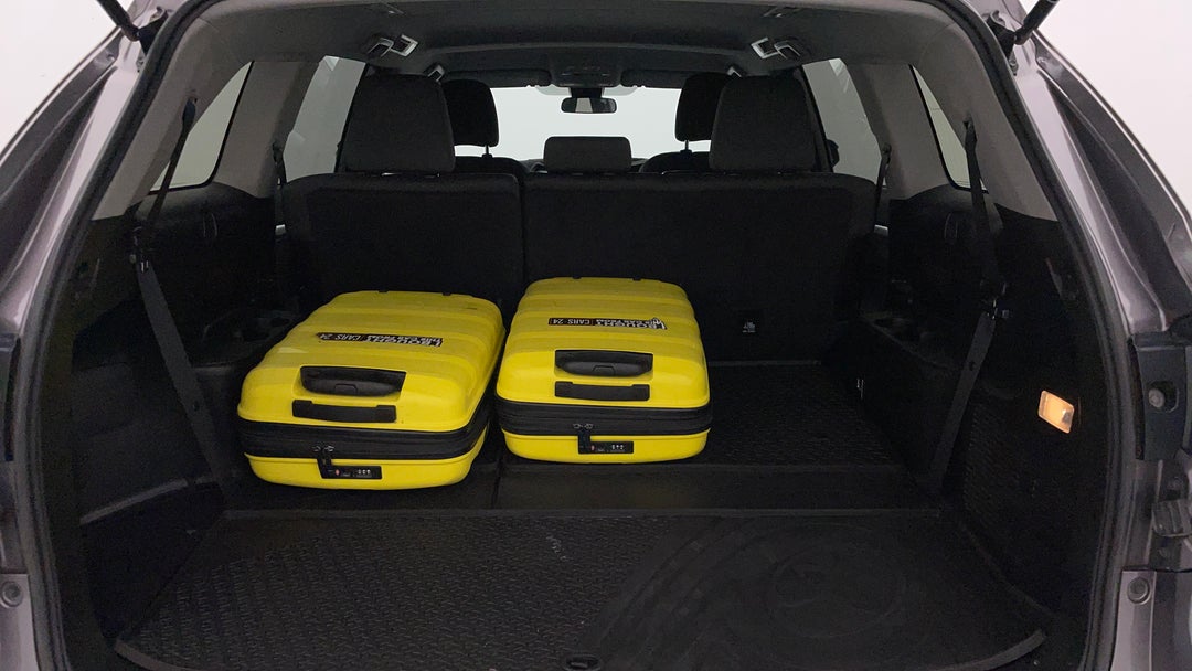 Boot Inside View with Luggage