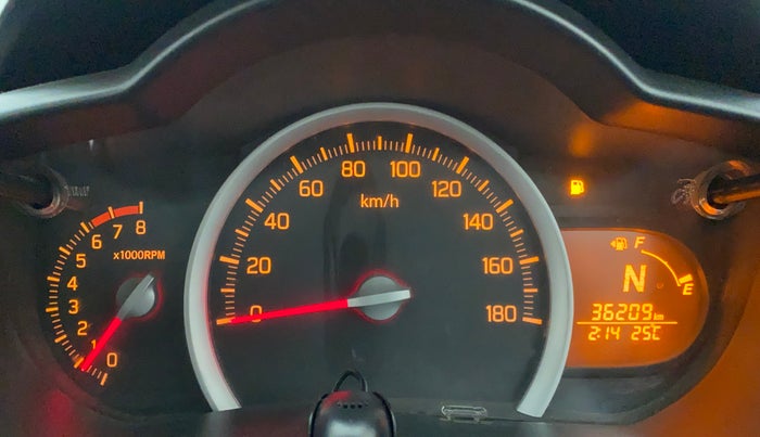 2015 Maruti Celerio VXI AMT, Petrol, Automatic, 36,481 km, Odometer Image