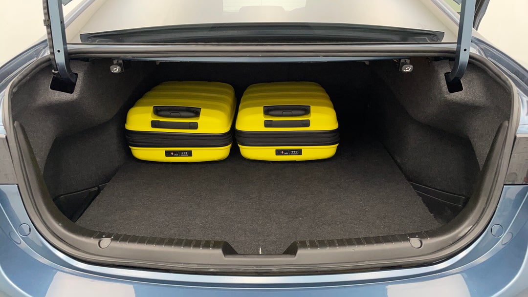 Boot Inside View with Luggage