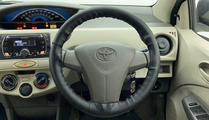 2013 Toyota Etios Liva GD exclusive, Diesel, Manual, 99,267 km, Steering Wheel Close Up