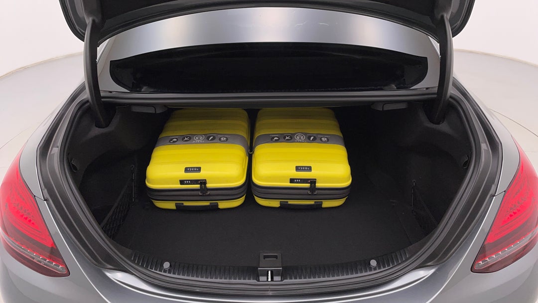 Boot Inside View with Luggage