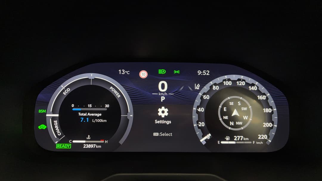 2024 Toyota RAV4 Edge (AWD) Hybrid, Automatic, 23897 km, Odometer View