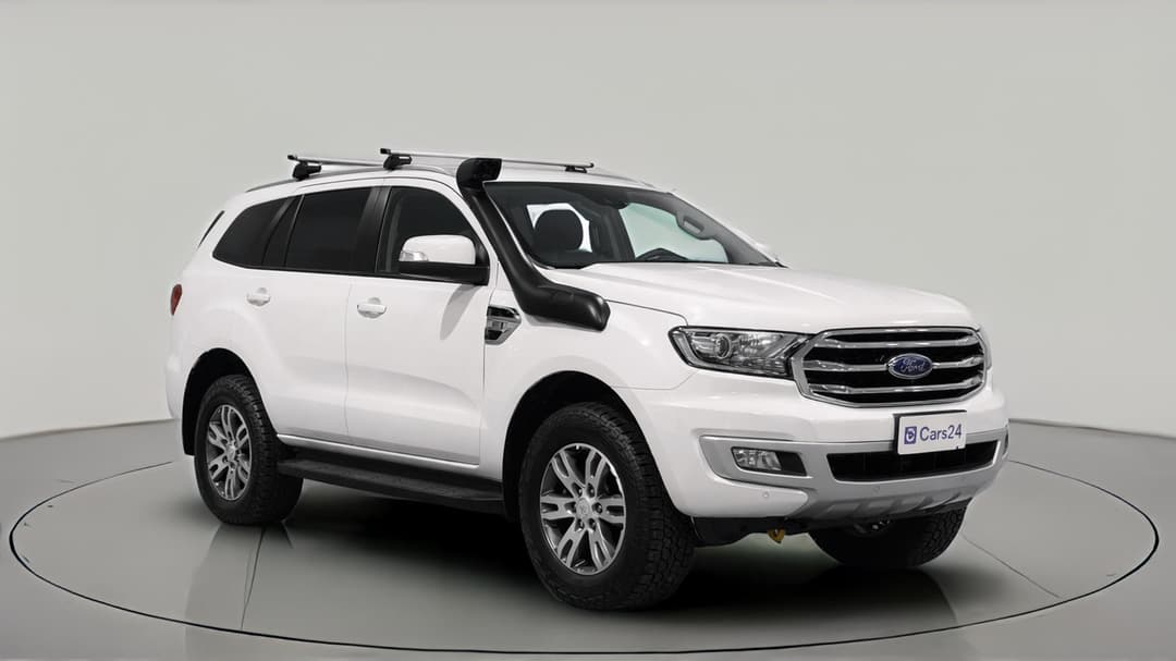 2019 Ford Everest Trend (4WD 7 Seat), Automatic, 124320 km, Right Front Diagonal (45- Degree) View