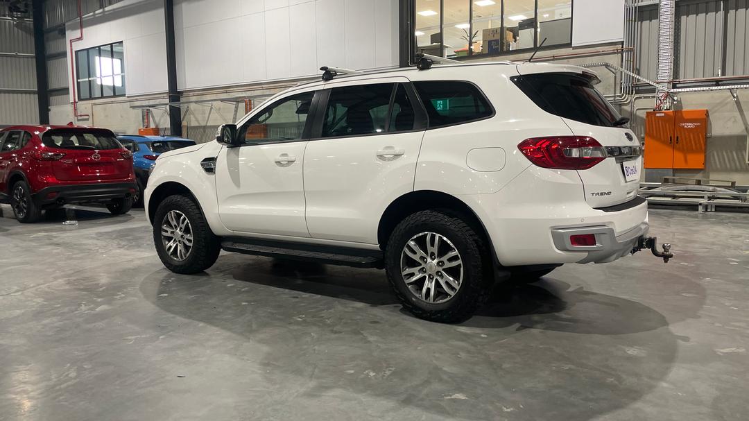 2019 Ford Everest Trend (4WD 7 Seat), Automatic, 124320 km, Left Back Diagonal (45- Degree) View
