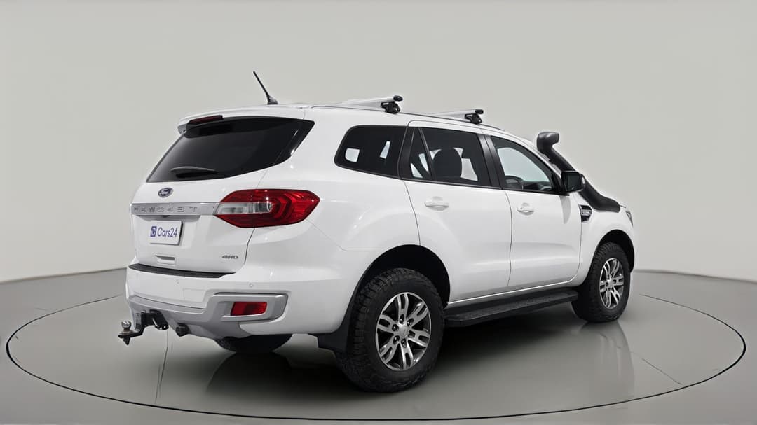 2019 Ford Everest Trend (4WD 7 Seat), Automatic, 124320 km, Right Back Diagonal (45- Degree) View