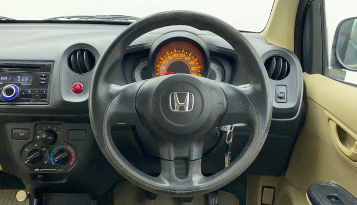 2014 Honda Brio E MT, Petrol, Manual, 43,220 km, Steering Wheel Close Up