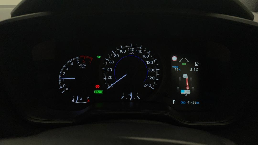 2020 Toyota Corolla Ascent Sport Hybrid, Automatic, 41466 km, Odometer View