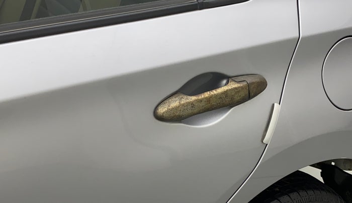 2021 Honda Amaze 1.2L I-VTEC E, Petrol, Manual, 6,964 km, Rear left door - Chrome on handle has slight discoularation
