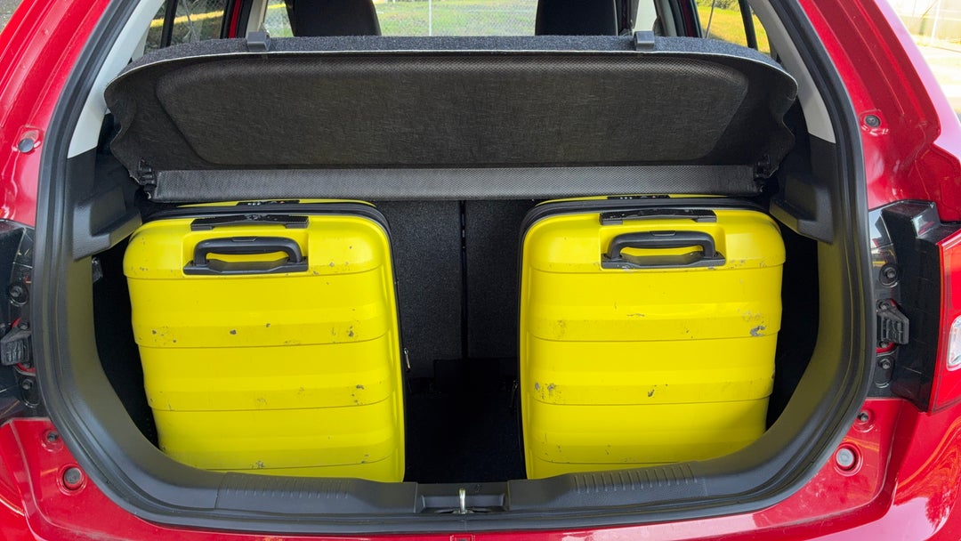 Boot Inside View with Luggage