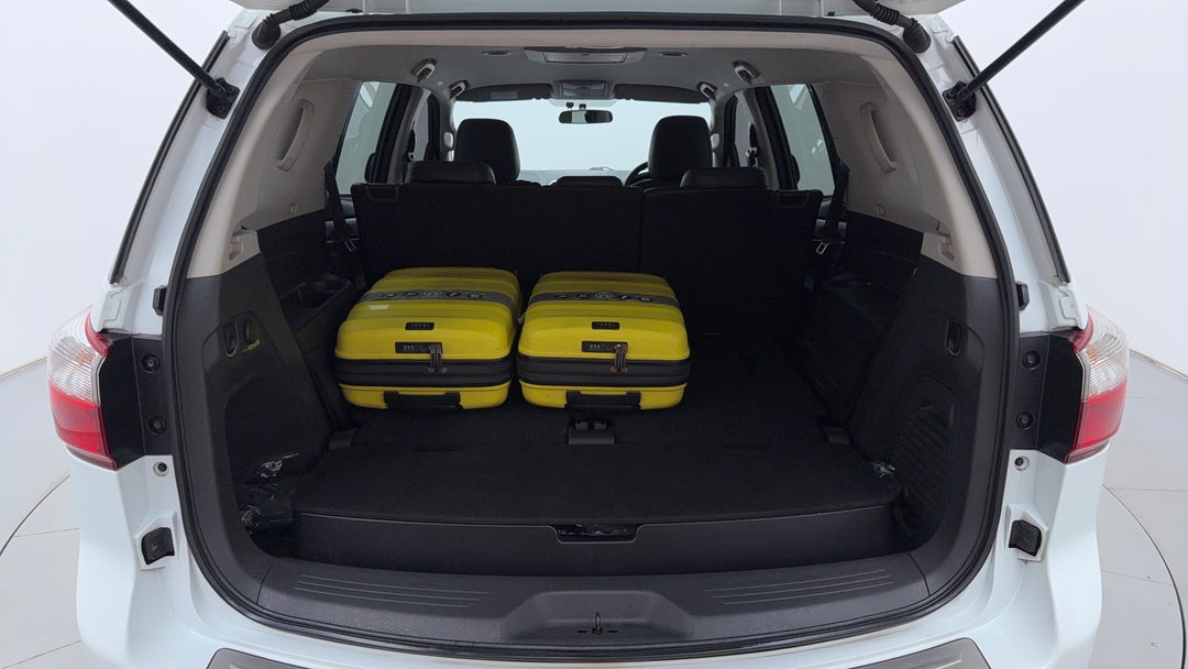 Boot Inside View with Luggage