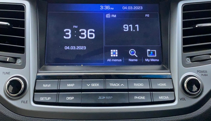 2018 Hyundai Tucson GLS 4WD AT DIESEL, Diesel, Automatic, 25,995 km, Infotainment System
