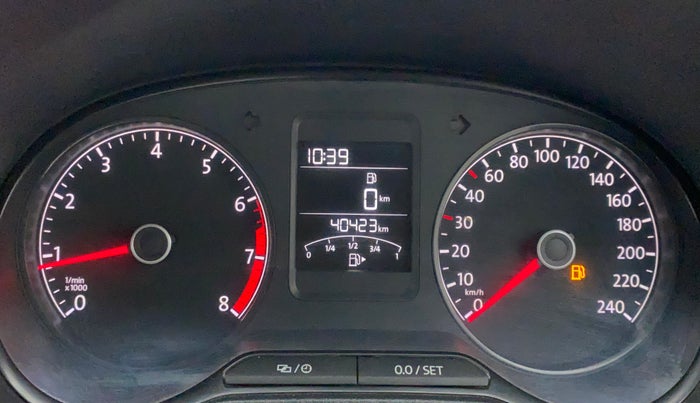 2019 Volkswagen Vento COMFORTLINE 1.6, Petrol, Manual, 40,423 km, Odometer Image