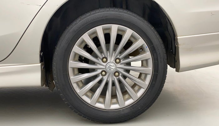 2016 Maruti Ciaz ZXI+ RS, Petrol, Manual, 38,997 km, Left Rear Wheel