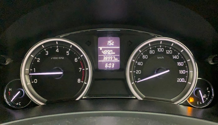 2016 Maruti Ciaz ZXI+ RS, Petrol, Manual, 38,997 km, Odometer Image
