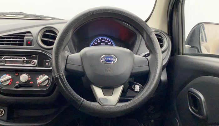 2017 Datsun Redi Go S, Petrol, Manual, 90,530 km, Steering Wheel Close Up