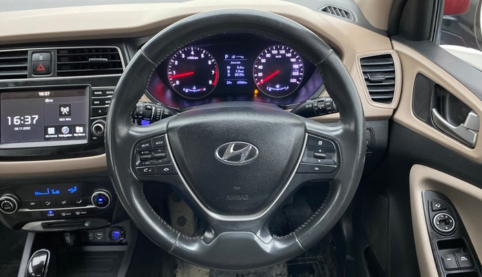 2019 Hyundai Elite i20 1.2  ASTA (O) CVT, Petrol, Automatic, 60,129 km, Steering Wheel Close Up