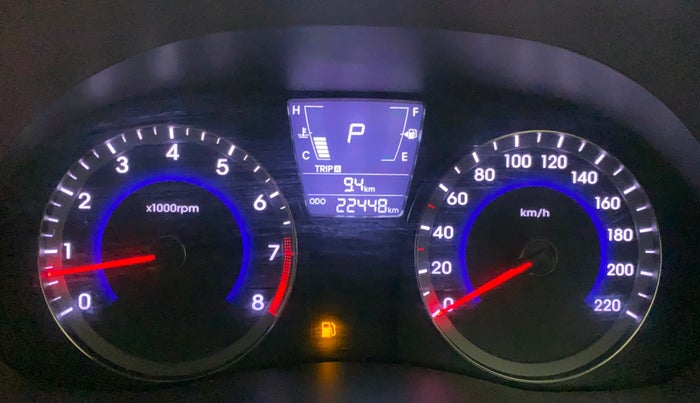 2017 Hyundai Verna 1.6 VTVT SX AT, Petrol, Automatic, 22,523 km, Odometer Image