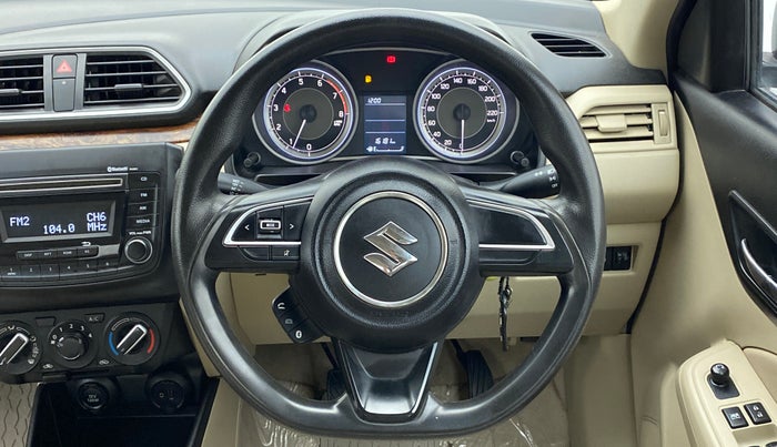 2018 Maruti Dzire VXI, Petrol, Manual, 16,396 km, Steering Wheel Close Up