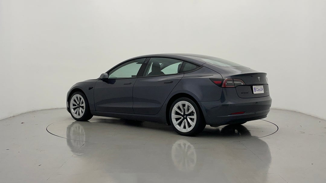 2021 Tesla Model 3 Long Range AWD, Automatic, 43821 km, Left Back Diagonal (45- Degree) View
