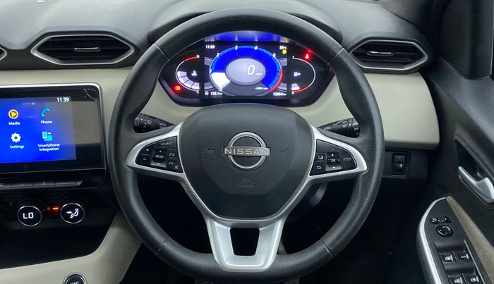 2021 Nissan MAGNITE XV  TURBO MT, Petrol, Manual, 12,945 km, Steering Wheel Close Up