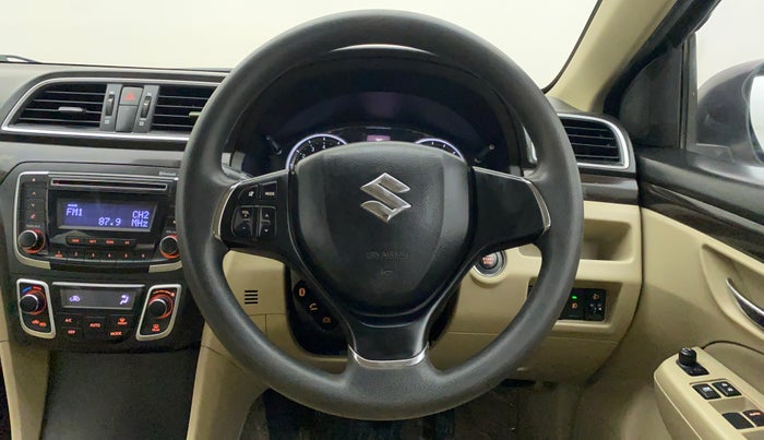 2016 Maruti Ciaz ZXI, Petrol, Manual, 38,484 km, Steering Wheel Close Up