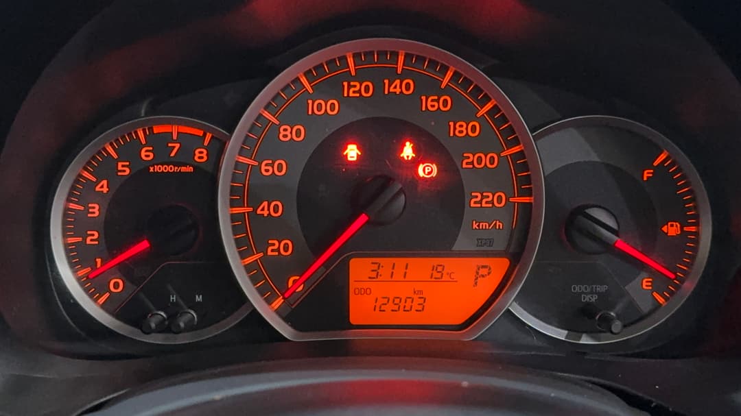 2018 Toyota Yaris Ascent, Automatic, 12903 km, Odometer View