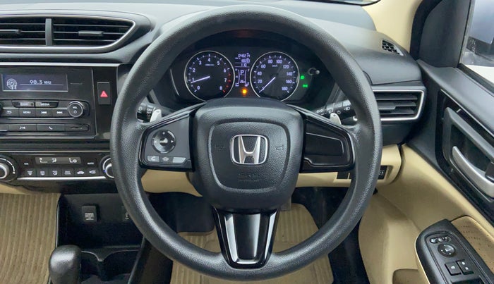 2018 Honda Amaze 1.2 V CVT I VTEC, Petrol, Automatic, 48,214 km, Steering Wheel Close-up