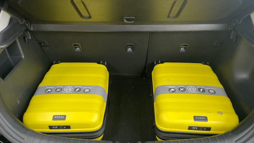 Boot Inside View with Luggage