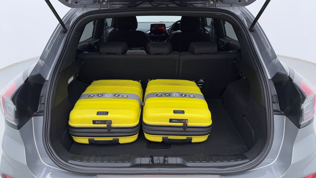 Boot Inside View with Luggage