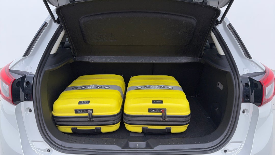 Boot Inside View with Luggage