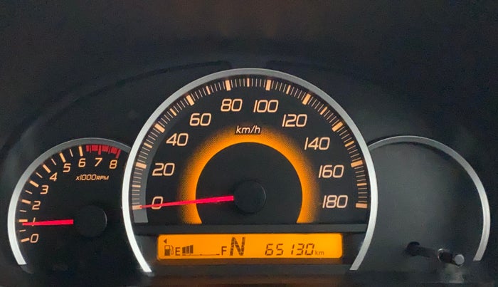 2016 Maruti Wagon R 1.0 VXI AMT, Petrol, Automatic, 65,129 km, Odometer Image