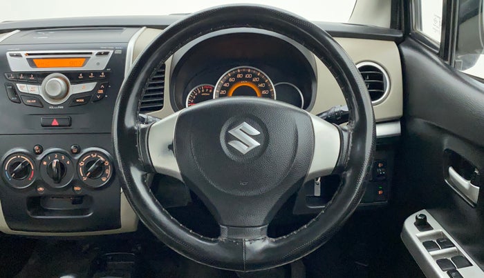 2016 Maruti Wagon R 1.0 VXI AMT, Petrol, Automatic, 65,129 km, Steering Wheel Close Up